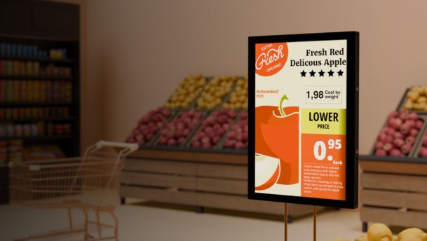 Etiqueta electrónica Newton Dual para retail - ASTS SOLUM